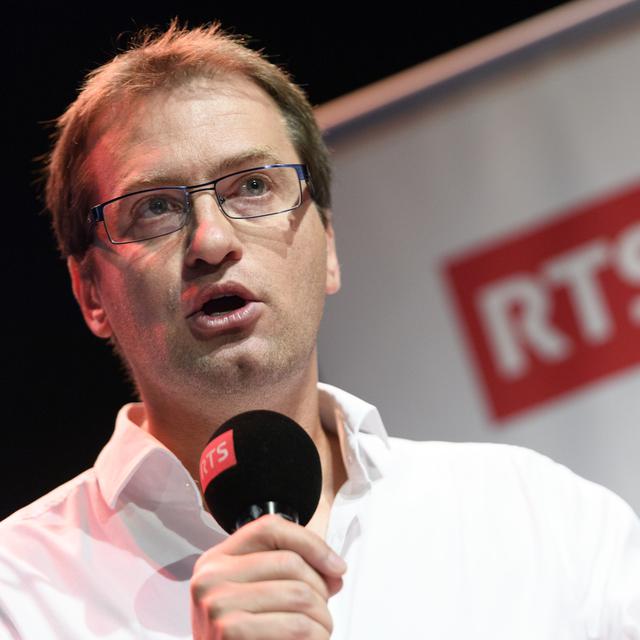 Laurent Caspary, rédacteur en chef de l'actualité radio à la Radio Télévision Suisse (RTS).