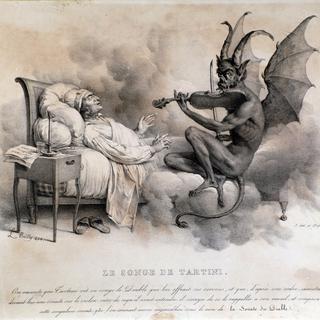 Illustration du cauchemar du compositeur italien Giuseppe Tartini.