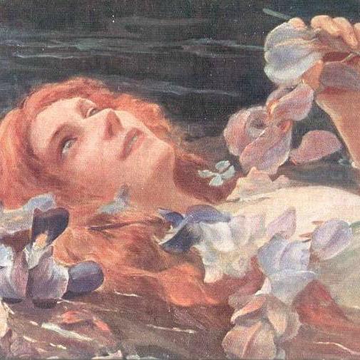 "Ophelia" de Gaston Bussière.