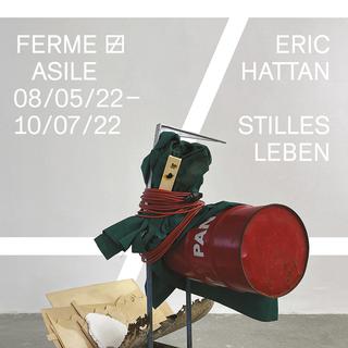 L'affiche de l'exposition "Stilles Leben" d'Eric Hattan à La Ferme Asile.