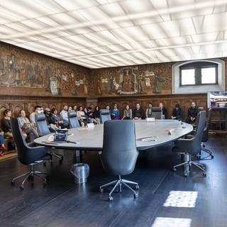 La salle du Conseil des Etats à Genève.