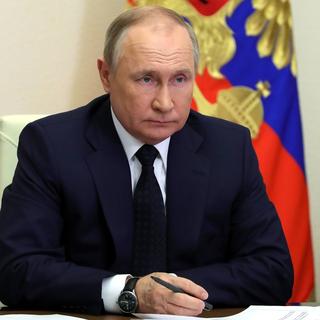 Le président russe Vladimir Poutine, le 23 mars 2022.