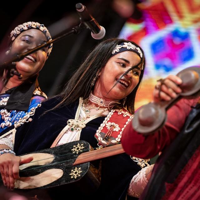 La musique Gnaoua dʹEssaouira au Maroc.
