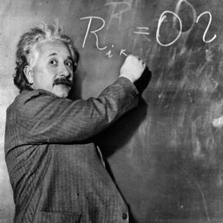Albert Einstein, auteur de la théorie de la relativité.