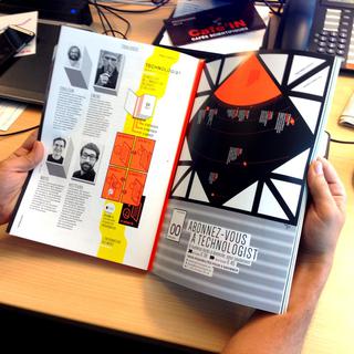 La revue "Technologist" a été lancée en juin 2014. 
Sébastien Blanc