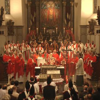 2014. Messe de Minuit à Saint-Maurice (Suisse) [RTS/Charly Défago - Charly Défago]