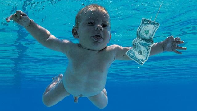 La pochette de l'album "Nevermind" de Nirvana, sorti en septembre 1991. [Universal]