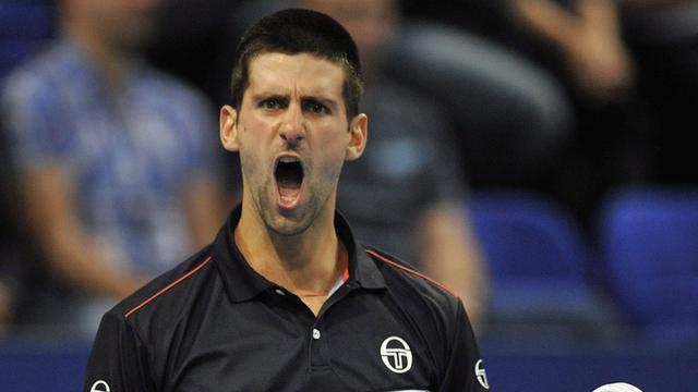 Novak Djokovic n'est pas venu à Bâle pour faire de la figuration. [Georgios Kefalas]