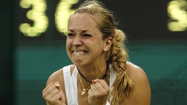 Sabine Lisicki a signé le plus bel exploit de sa carrière. [Anja Niedringhaus]